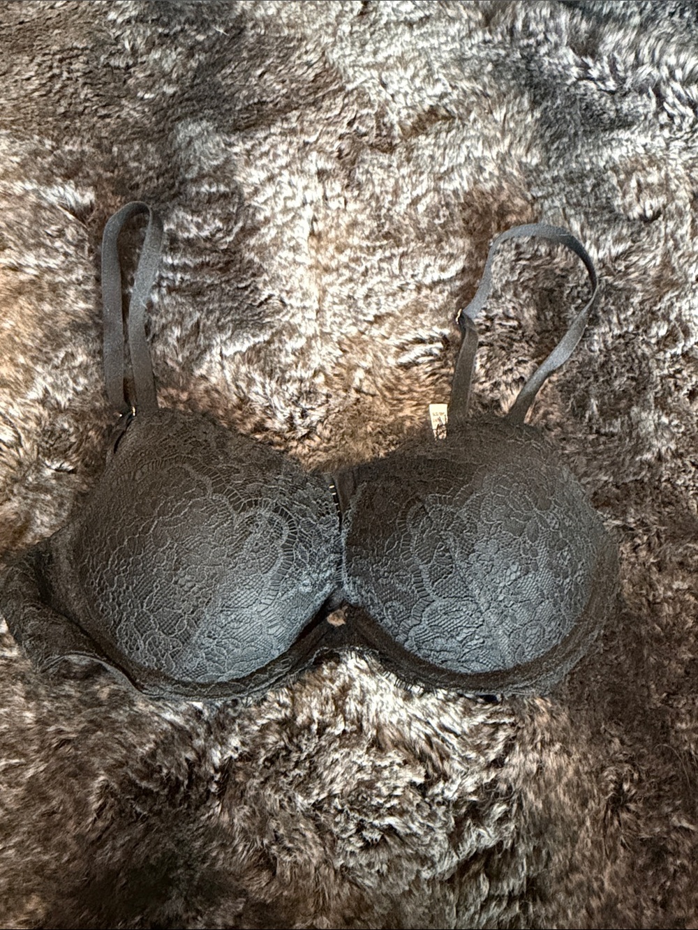 Victoria's Secret Lace Underwire Bra - Black